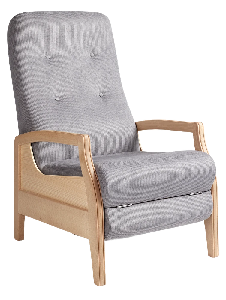 Fauteuil relax Évolution, coloris gris